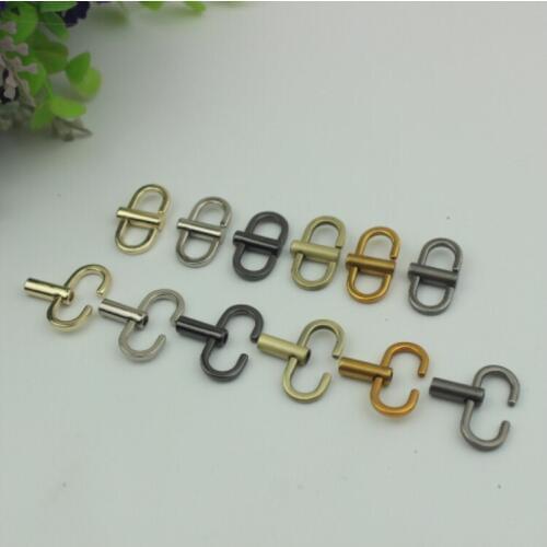2pcs/4pcs Metal Rotatable Hook Buckle Adjustable Buckles for Bag Chain Adjustment Length DIY Handbag Parts Accessories Bag buckl