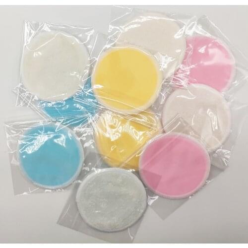 Reusable Make Up Remover Pads Washable Cleansing Cotton Face Wipes Microfiber Natural Bamboo Facial Skin Care
