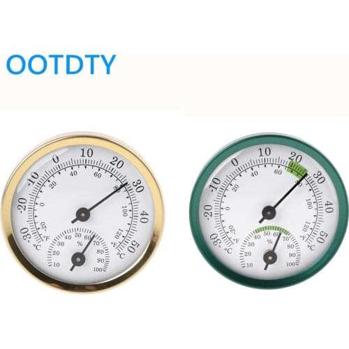 2in1 Wall Mount Thermometer Hygrometer Mechanical No battery Temperature Humidity Meter Gauge Home Use