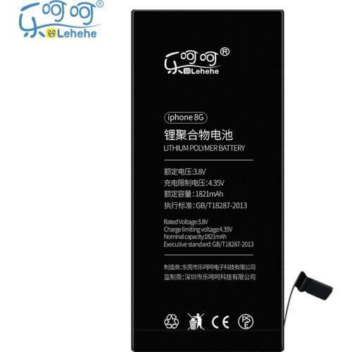 New Original LEHEHE Battery for iphone 8 8G High Quality 0 Cycle 1821mAh Battery Replacement with Tools Gifts