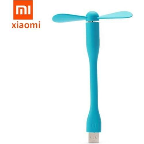 Riginal Xiaomi Mi Fan Portable USB 2 Leaves Flexible Mini Portable Fan Cooling Cooler Adapter For Power Bank Laptop Notebook