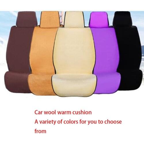 1pcs Car seat cushions winter new wool kiss short pick free mattress winter warm universal car seat cover