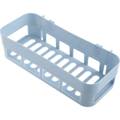 Sector/Rectangle Bathroom Wall Mounted Shelves Floating Storage Shower Hanging Basket Shampoo Holder Kitchen Seasoning Rack ly15