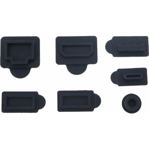 1set Silicone Dust Plugs Set USB HDM Interface Anti-dust Cover Dustproof Plug Cover Stopper for Playstation5 PS5 Game Console