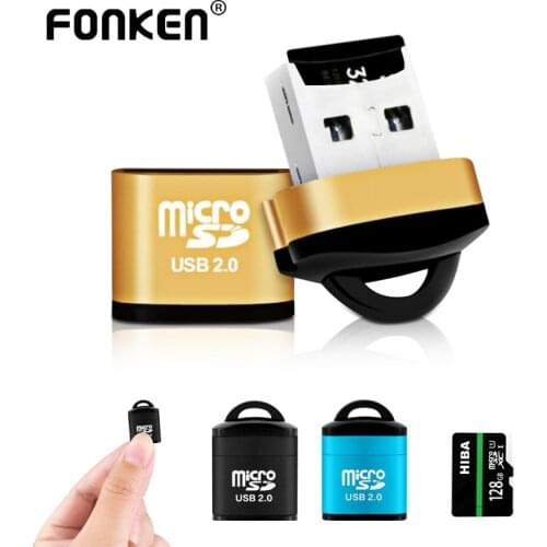 USB Card Reader Micro Sd Tf Card Mini Adapter For Computer Laptop PC 480Mpbs Data Transfer Usb Speaker Car Audio Reader