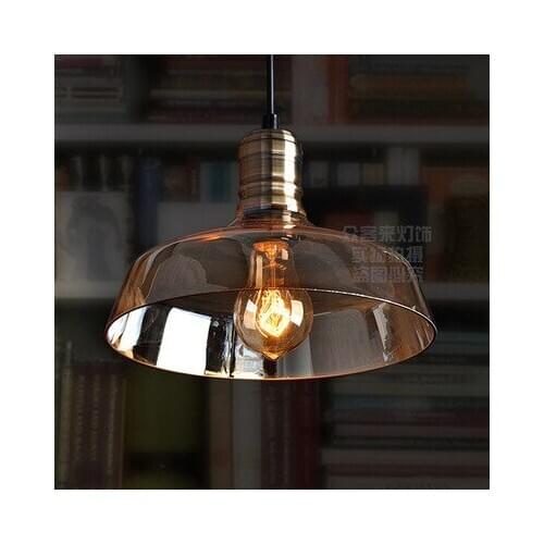 Vintage Pendant Lights Loft Pendant Lamp Retro Hanging Lamp glass Lampshade For Restaurant /Bar/Coffee Shop Home Luminarias
