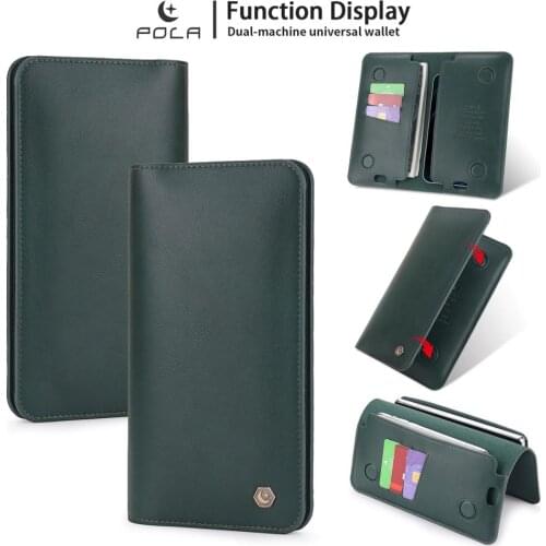 4-7.0 inch Phone Bag For iPhone 11 12 Pro Samsung Galaxy A51 S20 fe Note 20 Huawei P30 lite Luxury Flip Leather Phone Case