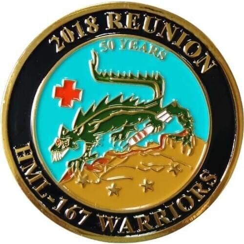 First-selling paint coin Chinese manufacturer cheap custom commemorative decorative metal coin