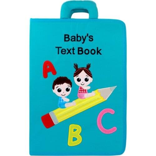 Baby Cloth Books Early Learning Educational Toys Soft Hands-on Toddler Literacy Newborn Kid Quiet Activity Montessori Jollybaby