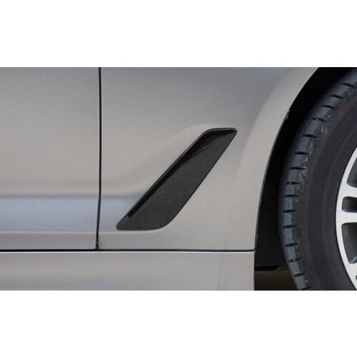 For BMW 5 Series G30 2017 2018 ABS Plastic car Body side protector panel sign cover trim Interior accessories Car styling 2pcs