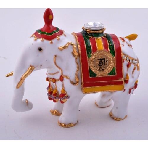 Feng Shui Wealth Bringing Pair of Elephants W8989