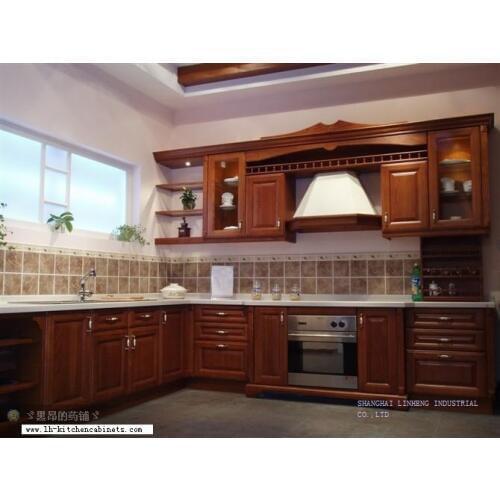 Classic whole kitchen cabinet set (LH-SW028)
