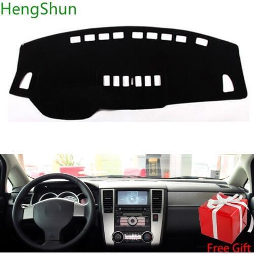 For Nissan Tiida C11 2005-2010 Car Styling Dash Mat Dashmat Dashboard Sticker Cover Sun Shade Dash Board Cover Carpet