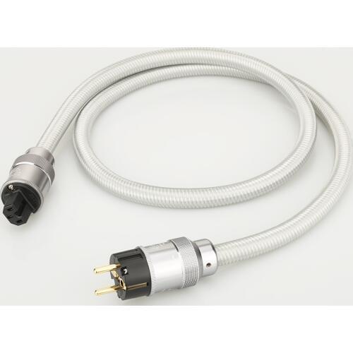 KRELL High Quality Pure Copper CRYO-156 Power Plug HIFI EU Schuko AC Power Cable HIFI US AC Power Cord Cable For Tube Amp CD