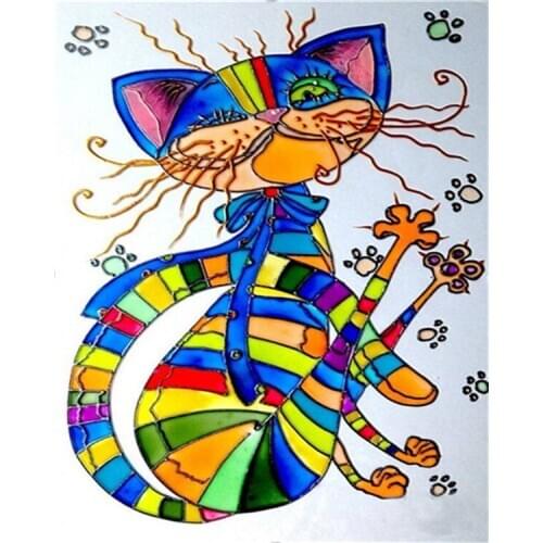 Love.Thanks Animal Diamant Painting Pet Cat Diamond Painting Full Drill Cross Stitch Kits EmbroideryDiamond Embroidery Painting