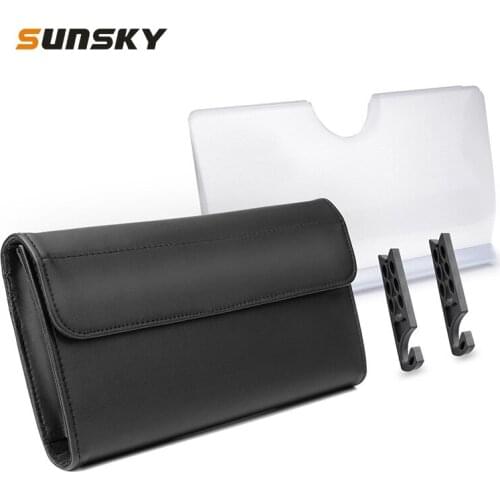 Car Mask Holder Dispenser With Hook General Vehicle Interior Mask Storage Box Sun Visor Bracket