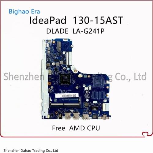 For Lenovo ideaPad V145-15AST 130-15AST Laptop Motherboard With A4-9125 CPU DLADE LA-G241P MB 100% Fully Tested FRU: 5B20T25470