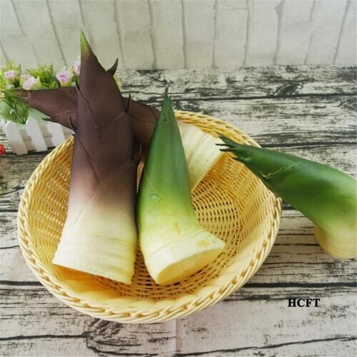Simulation bamboo shoot model Kitchen dining room hall hotel restaurant store shop decoration artificial fake vegetables props