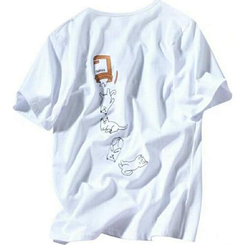 T-shirt mens short-sleeved loose fashion brand half-sleeved enlarged mens T-shirt plus size mens 2021 new