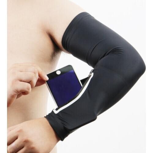 1PC Unisex Short Arm warmer for Mobile Phone Stretch Arm Bag Running Riding Sunscreen Armband Wrist Bag