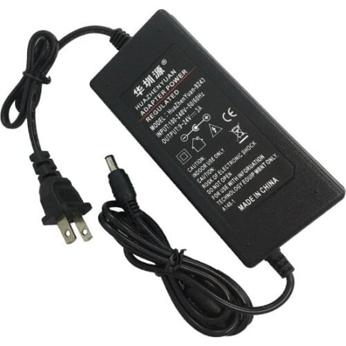 20pcs Output 12v 24v AC110V 3A 72W Adjustable LED Adapter Switch Power Supply Regulated For Strip Camera Electrical Equipment