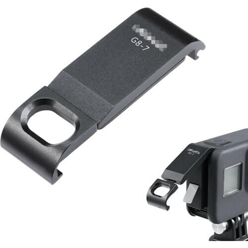 GAOHOU Battery Cover Removable Type-C Charging Port Adapter for Gopro Hero Black 8 Easy To Carry Install DA0698