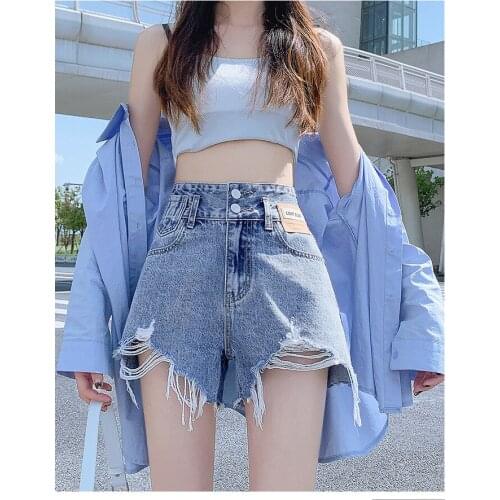 Женские джинсовые шорты SLSHLYJ China At AliExpress