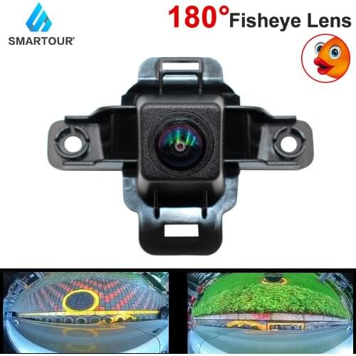 Smartour 180 Degree Fisheye CCD Car Front Camera For Subaru Forester 2019 2020 Night Vision HD Front Grille Positive View Camera