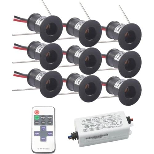 IP65 Interior Mini LED Spot Light D15mm Cut Recessed Spotlight 12V 1W Cabinet Stair Kitchen Ceiling Bulb Lighting with Driver