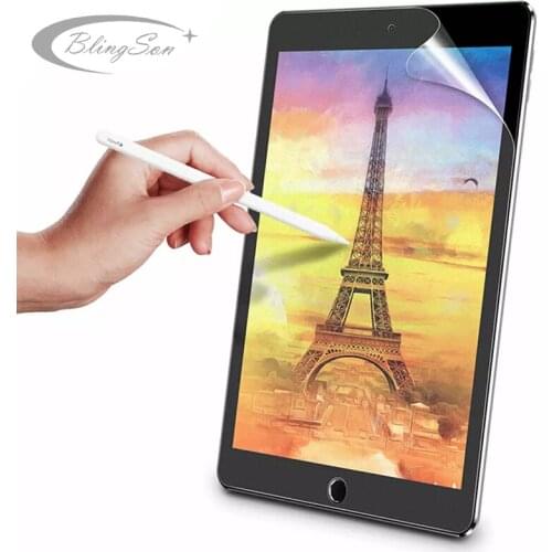 For iPad 10.2 Like Paper Textured Screen Protector PET Matte Film for iPad 8th 7th Gen 10.2 inch Drawing Sketching Playing