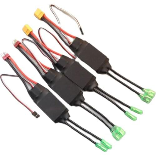 1PC Bidirectional Brushed Electric Speed Controller Regulator 12V-24V ESC with Plug for RC Tug Boat 775 795 895 997 Motor