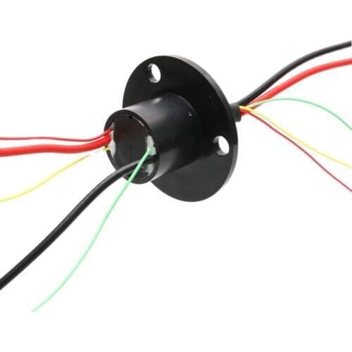 1pc Signal Conductive Integrated Slip Ring Mini Dia 22mm 2CH 15A/3CH 2A Capsule Slipring Rotating Table Electric Collector Joint