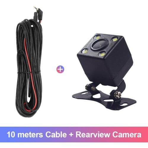 10 Meters Rear View 5 Pins Not Andriod System Backup Camera 2.5mm AV-IN for Car DVR for Dash Cam of the Truck