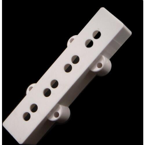2 Pcs White 4 String Jazz Bass Pickup Covers Neck&Bridge For JB Bass Guitar
