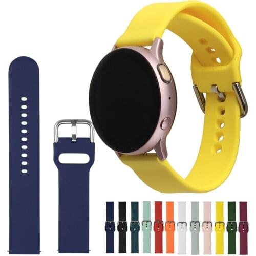 20mm Wrist Strap for Samsung Galaxy Watch Active 2 Bracelet 22mm Watchband for Galaxy Watch 46mm Gear S3 Amazfit Bip Accessories