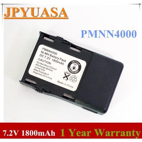 7XINbox 7.2V 1800mAh PMNN4000 PMMN4001 PMMN4013 Ni-MH Battery for Motorola GP68 GP63 GP688 Pacer Spirit SU42 SV52 Two-way Radios