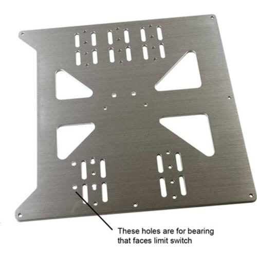 3D Printer Accessories Heating Platform for Prusa I3 Hotbed Z-axis Support Plate Aluminum CNC Machining