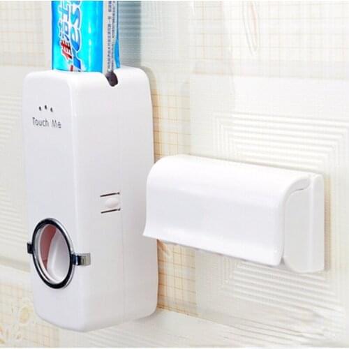 Automatic Toothpaste Dispenser Bathroom Toothbrush Holder Toothpaste Squeezer
