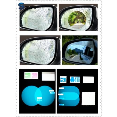 2PCS car rearview mirror anti-fog film rain film For Opel Corsa Antara Meriva Zafira Insignia Mokka