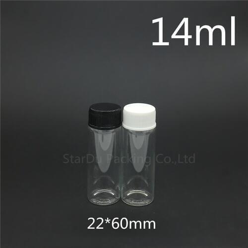 Free shipping 1000pcs/lot diameter 22mm 14ml glass bottle Plastic cap for vinegar alcohol, carft/storage candy bottles