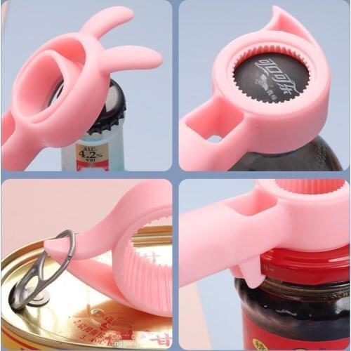 Keychain Bottle Opener Ring Fences Openers Tin Can Opener Knife Funny Beer Openers Kitchen Tools Gadgets Dining Bar Home Garden