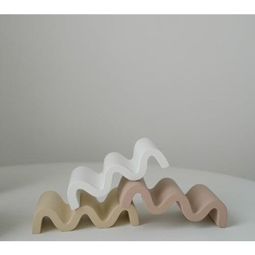 Nordic Style Cement Storage Rack Jewelry Tray Concrete Soap Holder Storage Organizer Home Decoration Accessories