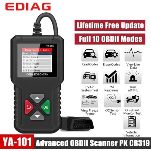 Car Diagnostic Scan Tool Automotive OBD OBD2 Fault Code Reader Scanner Engine Diagnostic Reset Tool