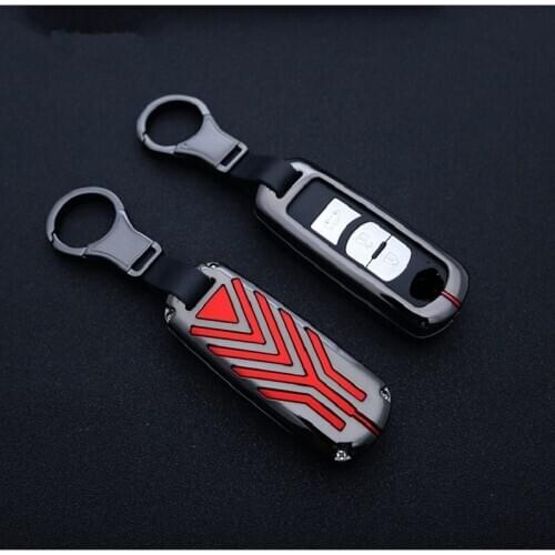 For Mazda 2 3 6 Axela Atenza CX-5 CX5 CX-7 CX-9 2015 2016 201 New 2/3 Buttons Zinc alloy+Leather Car Remote Key Chain Case Cover