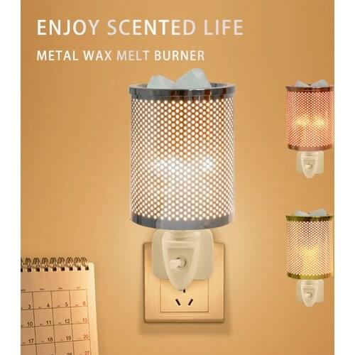 Electric Wax Warmer Plug In Wax Burner Oil Burner, Aroma Diffuser Lamp Night Light Incense Burner UK/US/EU/AU