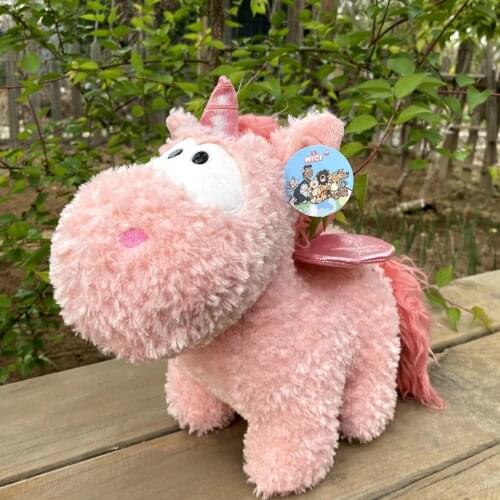 20cm Lovely Pink Color Unicorn Stuffed Plush Soft Doll Flying Horse Animals Toy Girls Baby Kids Birthday Gift