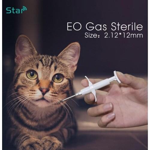 ISO Animal Id Syringe Rfid Injector with glass transponder 2.12*12mm set x10
