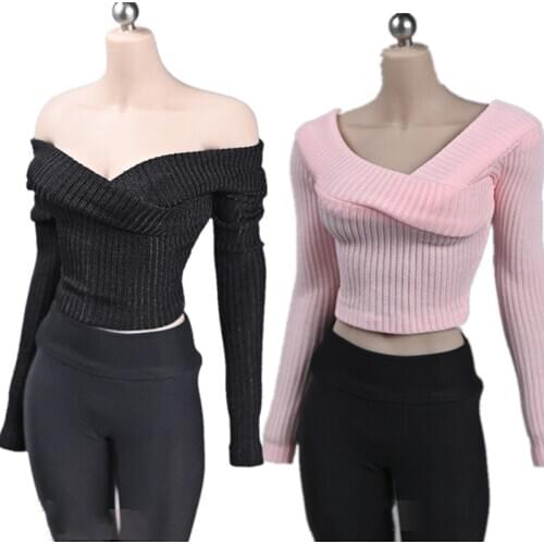 1/6 Scale Female Figure Costume Dolls Clothes Fashion Sweater For 12Inches Action Figure Accessories Collectible