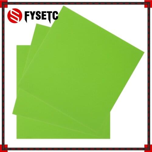 2pcs Solid Green Frosted Heated Bed 220x220mm 3D Printer Sticker Build Sheet Plate Tape For Wanhao i3 Anet A8 Tarantula Ender 5