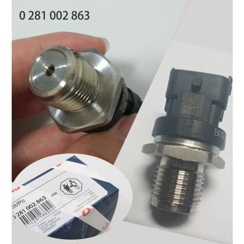 Fuel Rail Pressure Sensor Common Regulator OEM 0281002863/314014A400 for Hhyundai Accent AVEGA Kkia AGE BORREGO CARENS SOUL 2PCS